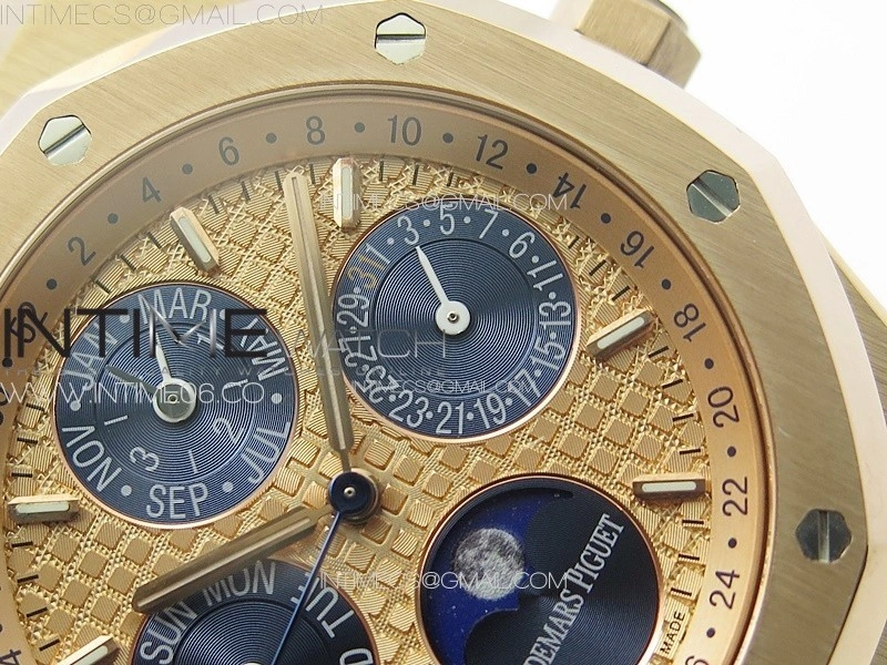 Royal Oak 41mm Complicated 26574 RG APSF1:1 Best Edition RG Dial on RG Bracelet A5134