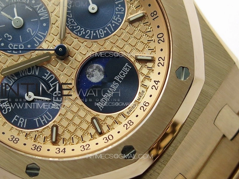 Royal Oak 41mm Complicated 26574 RG APSF1:1 Best Edition RG Dial on RG Bracelet A5134