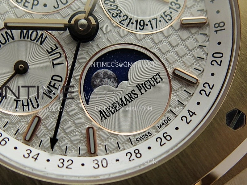 Royal Oak 41mm Complicated 26574 RG BBS Best Edition White Dial on RG Bracelet A5134