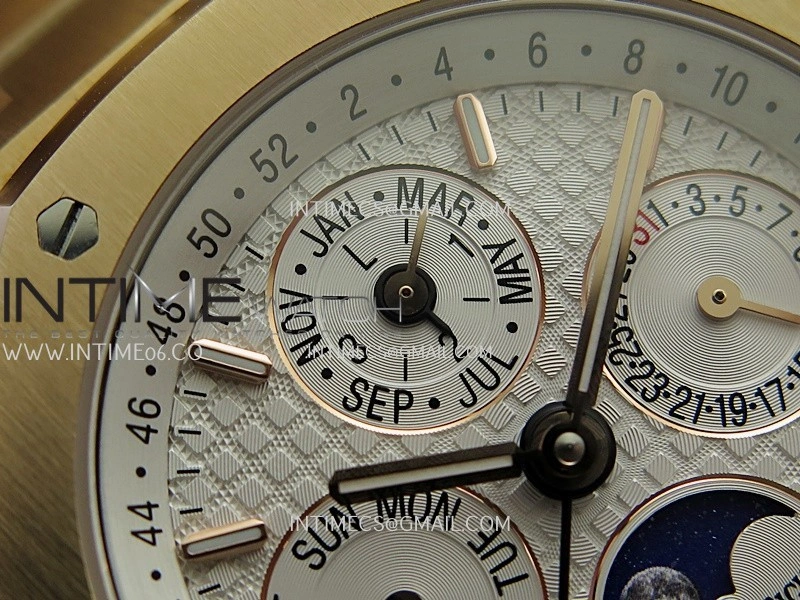 Royal Oak 41mm Complicated 26574 RG BBS Best Edition White Dial on RG Bracelet A5134