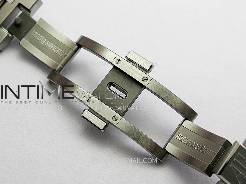 Royal Oak 41mm Complicated 26574 SS BBS Best Edition White Dial On SS Bracelet A5134