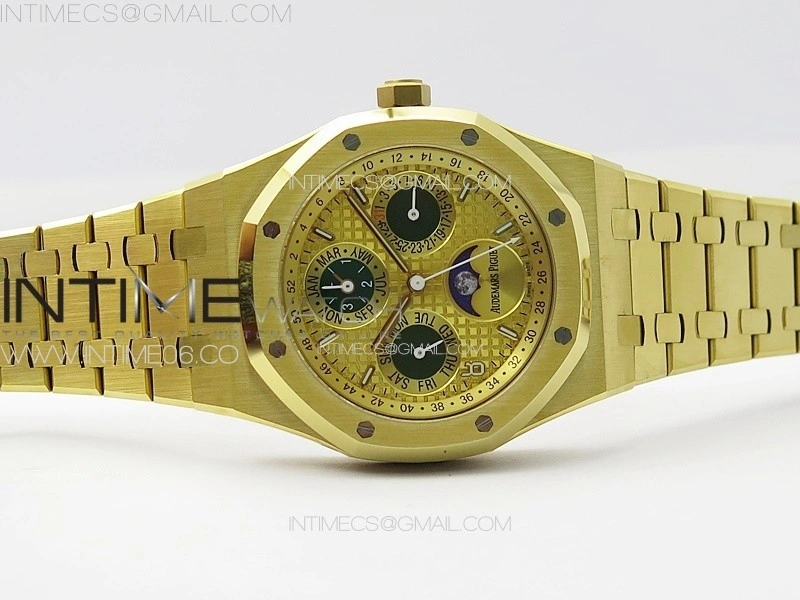 Royal Oak 41mm Complicated 26574 YG APSF1:1 Best Edition YG Dial on YG Bracelet A5134