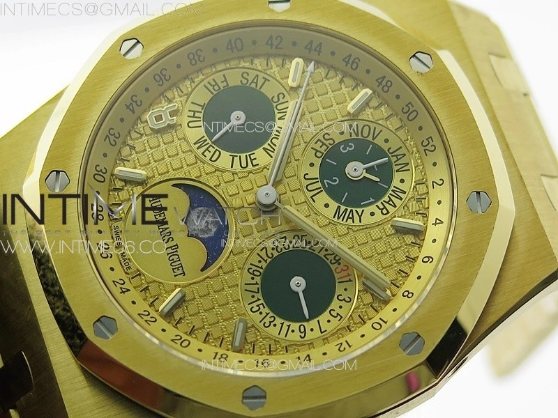 Royal Oak 41mm Complicated 26574 YG APSF1:1 Best Edition YG Dial on YG Bracelet A5134