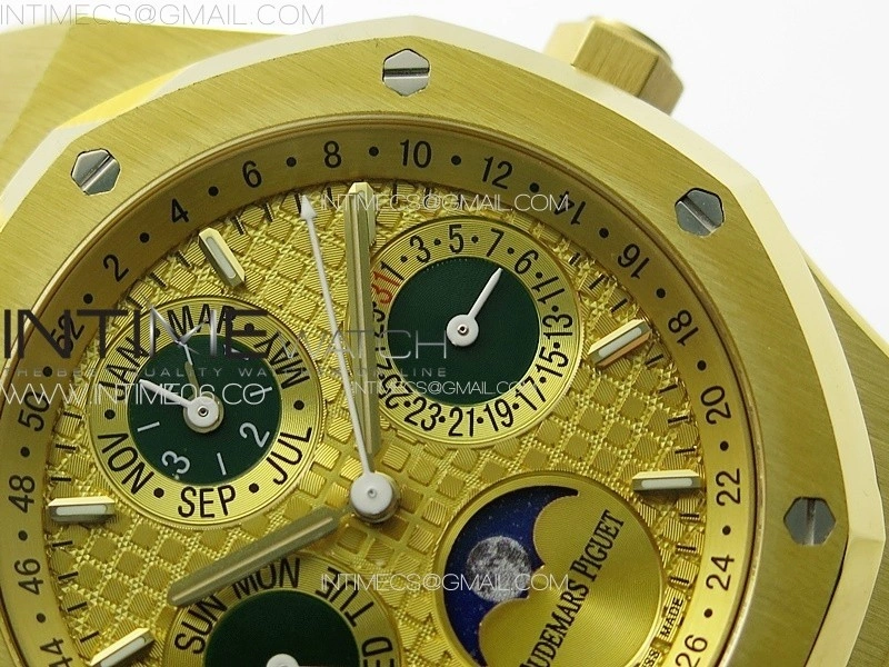 Royal Oak 41mm Complicated 26574 YG APSF1:1 Best Edition YG Dial on YG Bracelet A5134