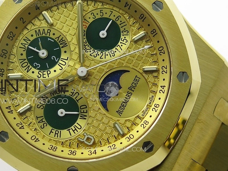 Royal Oak 41mm Complicated 26574 YG APSF1:1 Best Edition YG Dial on YG Bracelet A5134