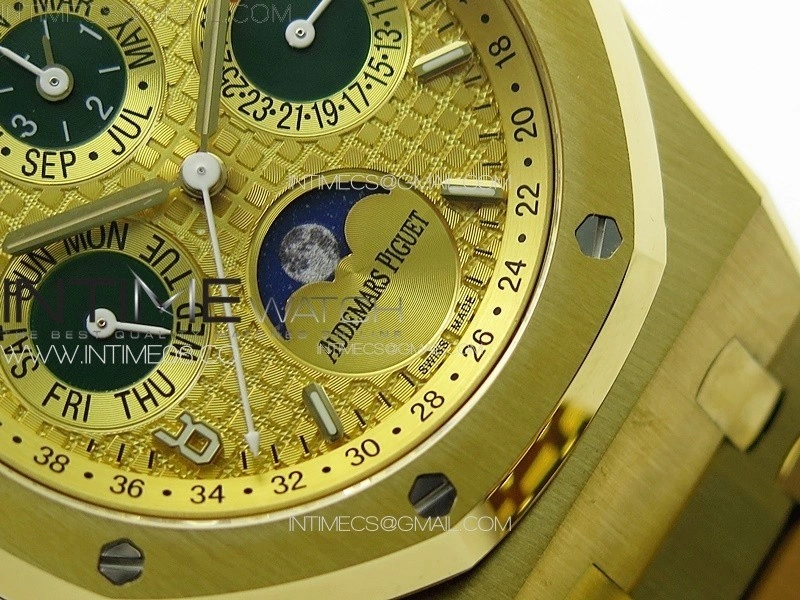 Royal Oak 41mm Complicated 26574 YG APSF1:1 Best Edition YG Dial on YG Bracelet A5134