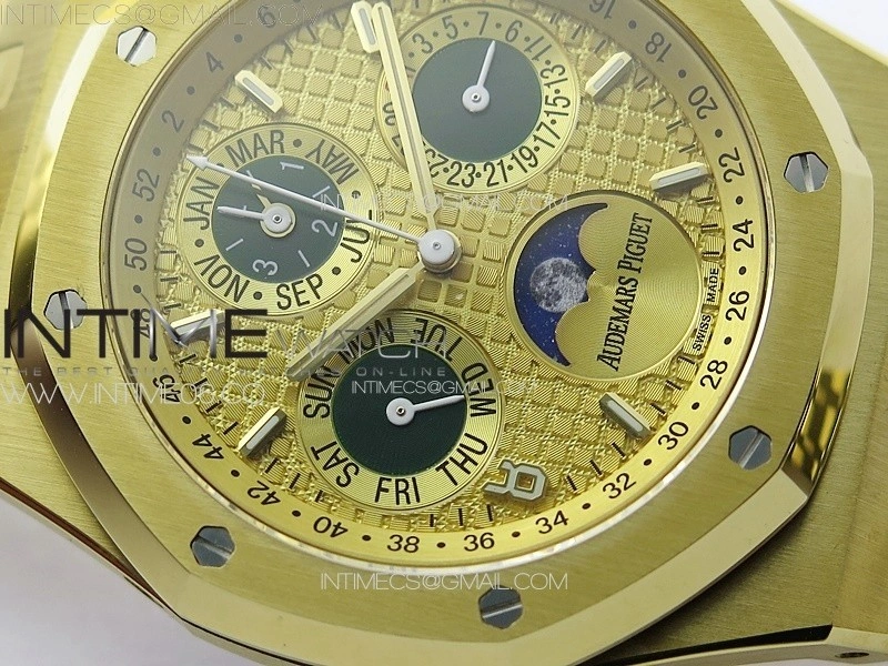 Royal Oak 41mm Complicated 26574 YG APSF1:1 Best Edition YG Dial on YG Bracelet A5134