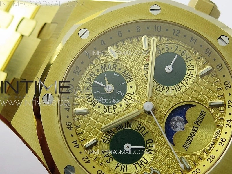 Royal Oak 41mm Complicated 26574 YG APSF1:1 Best Edition YG Dial on YG Bracelet A5134