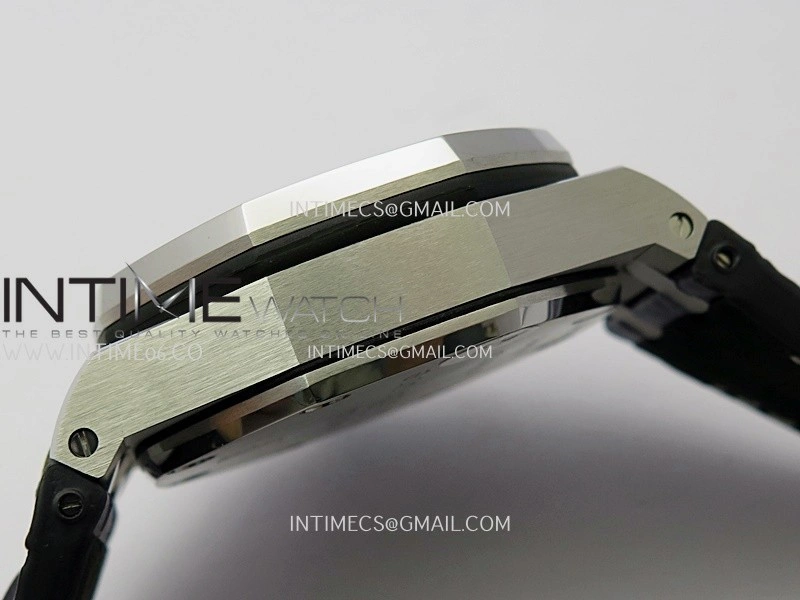 Royal Oak Offshore 42mm Navy TKF Best Edition White Dial on Blue Leather Strap A7750