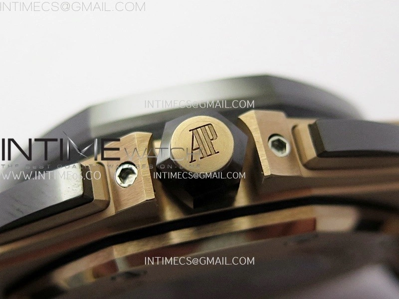 Royal Oak Offshore 44mm RG TKF 1:1 Best Edition Gray Dial on Black Rubber Strap A3126