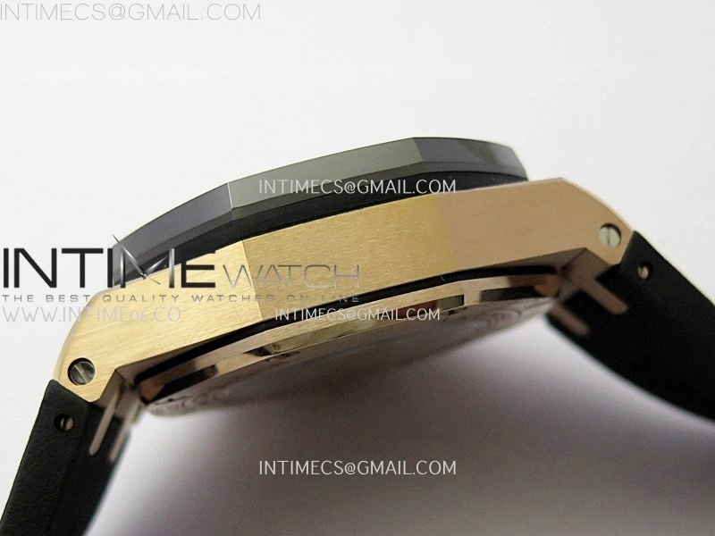 Royal Oak Offshore 44mm RG TKF 1:1 Best Edition Gray Dial on Black Rubber Strap A3126