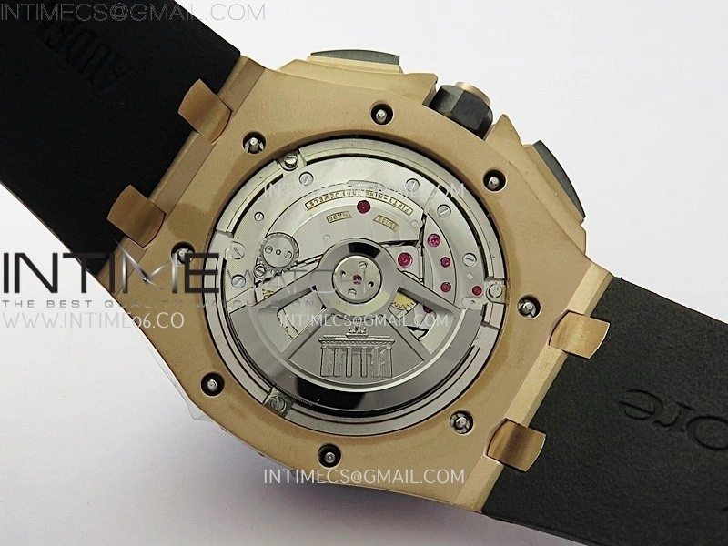 Royal Oak Offshore 44mm RG TKF 1:1 Best Edition Gray Dial on Black Rubber Strap A3126
