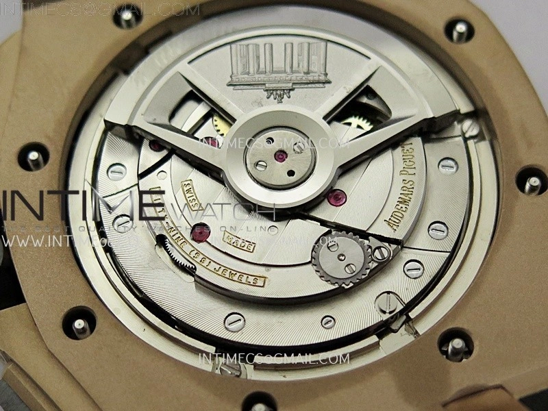 Royal Oak Offshore 44mm RG TKF 1:1 Best Edition Gray Dial on Black Rubber Strap A3126