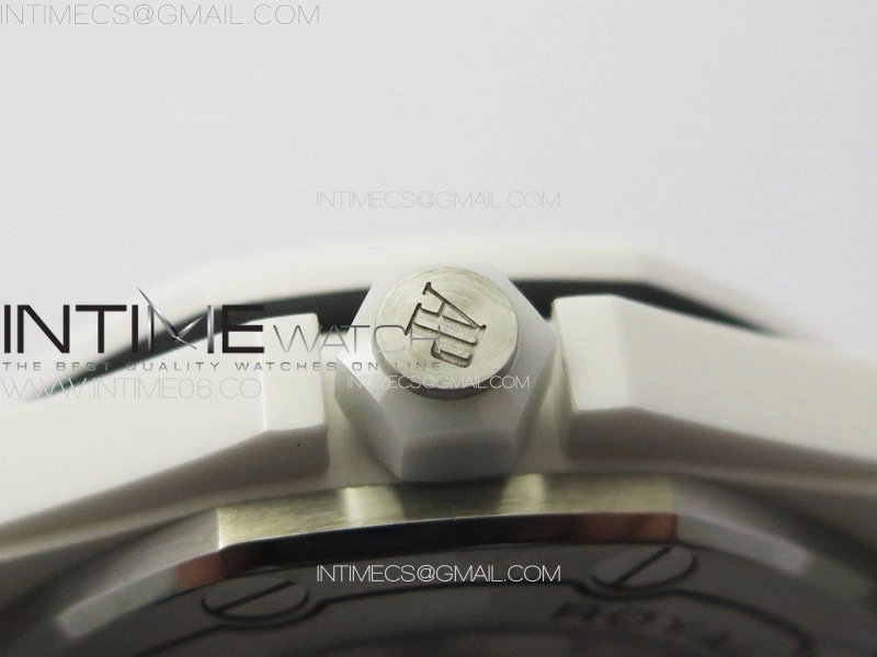 Royal Oak Offshore Diver 15707 White Ceramic APSF 1:1 Best Edition SA3120 Super Clone