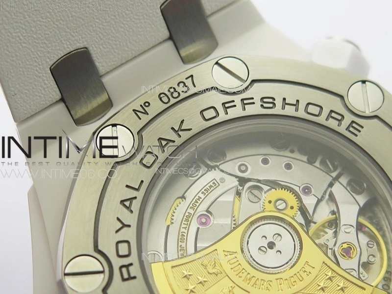 Royal Oak Offshore Diver 15707 White Ceramic APSF 1:1 Best Edition SA3120 Super Clone
