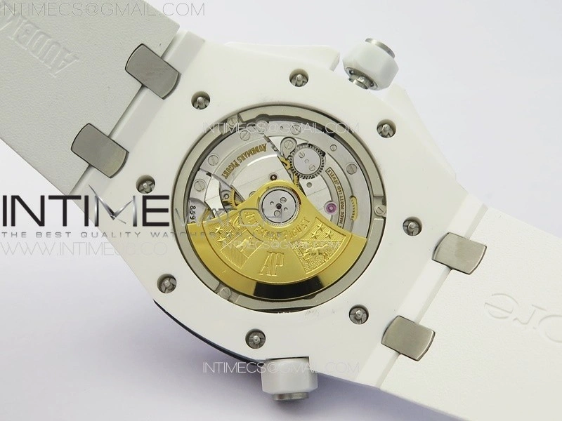 Royal Oak Offshore Diver 15707 White Ceramic APSF 1:1 Best Edition SA3120 Super Clone