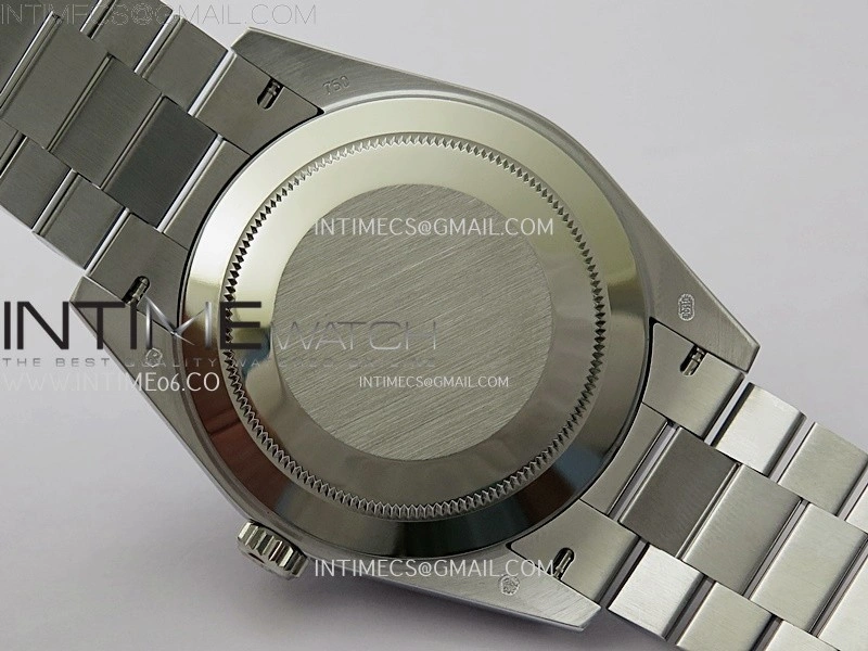 Day Date 228238 40mm 904L SS Bezel QF Gain Weight Blue Gradient Dial Roman Markers on SS President Bracelet A2836