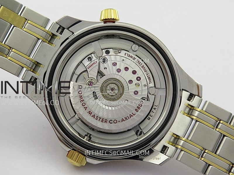 Seamaster Diver 300M Black Ceramic Bezel SS YG V4 VSF 1:1 Best Edition Black Dial On SS YG Bracelet Super Clone Asian 8800