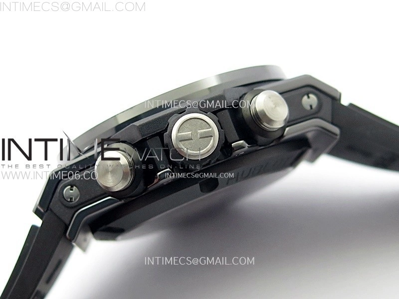 Hublot Big Bang Unico 42mm Real Black Ceramic BBF 1:1 Best Edition Black Skeleton Dial on Black Rubber Strap A1280