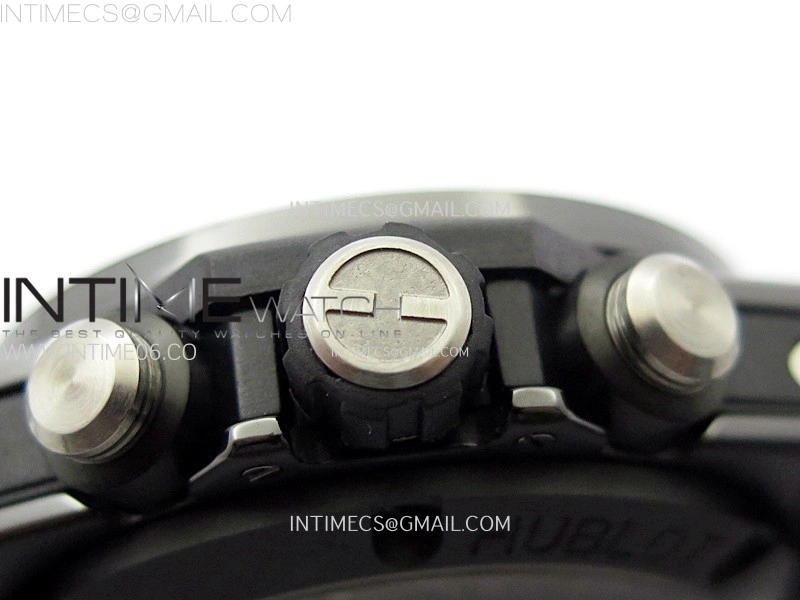 Hublot Big Bang Unico 42mm Real Black Ceramic BBF 1:1 Best Edition Black Skeleton Dial on Black Rubber Strap A1280