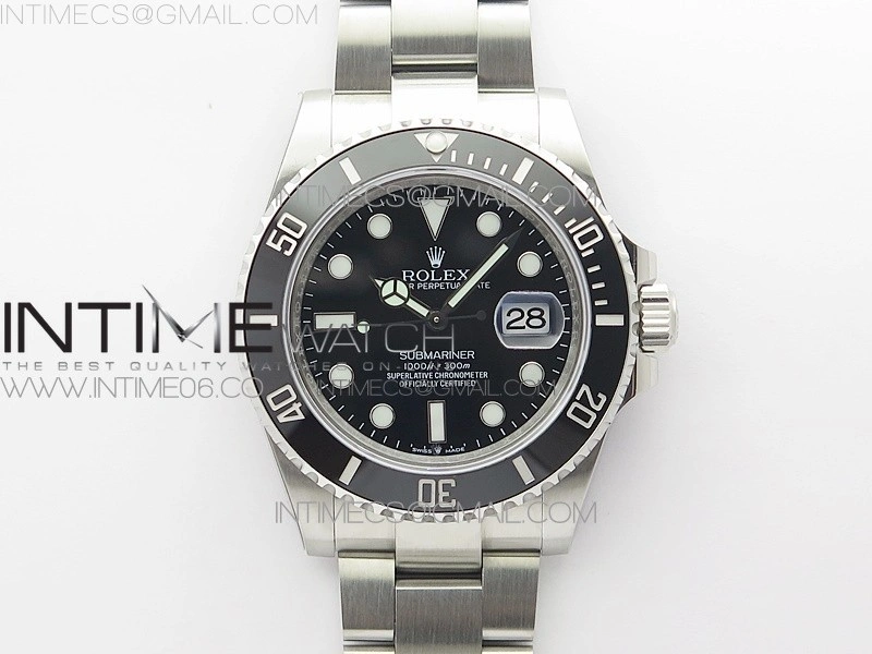 Submariner 41mm 126610 LN CF Black Ceramic Bezel 904L 3EF 1:1 Best Edition Black Dial On Oyster Bracelet SA3235