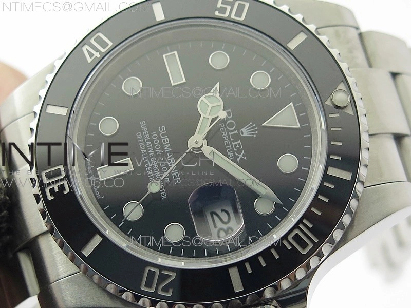 Submariner 41mm 126610 LN CF Black Ceramic Bezel 904L 3EF 1:1 Best Edition Black Dial On Oyster Bracelet SA3235