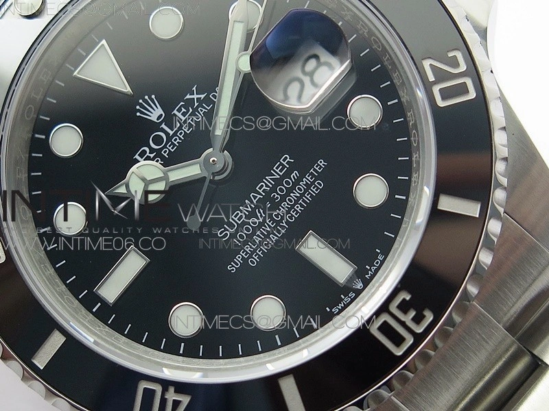 Submariner 41mm 126610 LN CF Black Ceramic Bezel 904L 3EF 1:1 Best Edition Black Dial On Oyster Bracelet SA3235