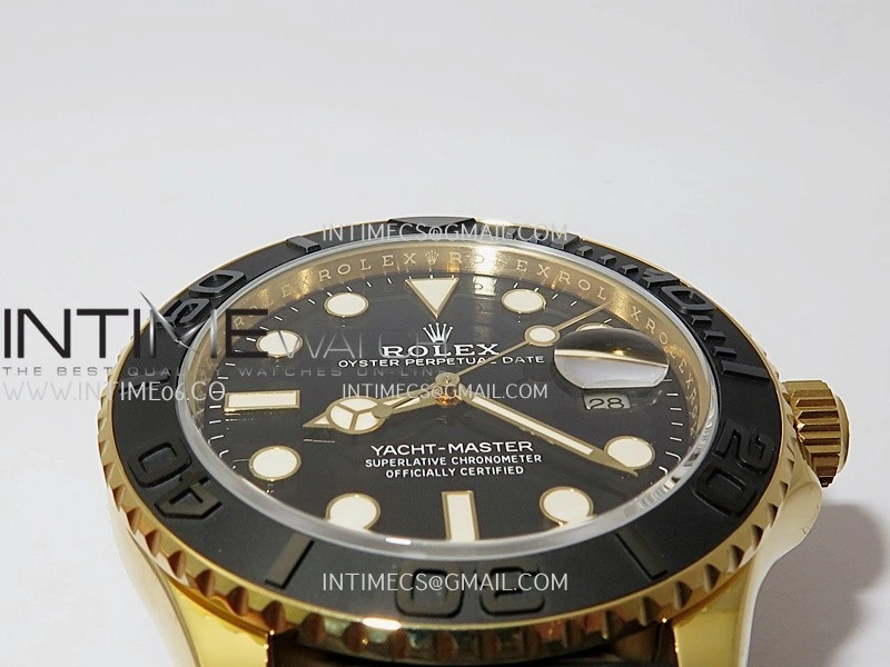 Yacht-Master 42mm 226658 3D Black Ceramic Bezel Gain Weight V2 VSF 1:1 Best Edition On Oysterflex Strap VS3235