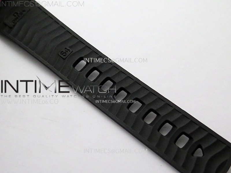 Seamaster 300M Chrono Black Ceramic Bezel RG N1F 1:1 Best Edition Black Dial on Black Rubber Strap A9900