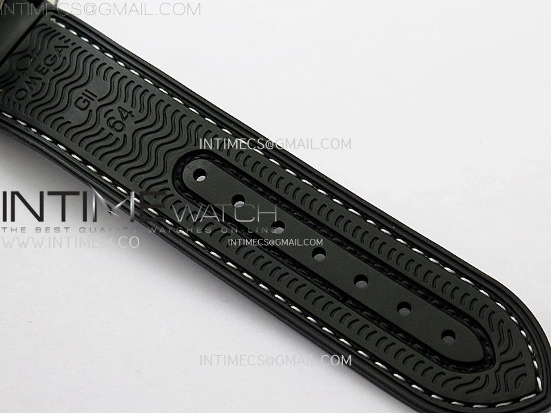 Planet Ocean Master Chronometer Black Ceramic Bezel SS SCF 1:1 Best Edition Black Dial on Black Rubber Strap A9900