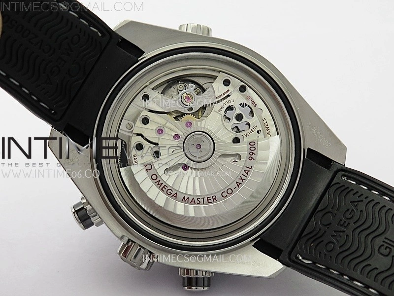 Planet Ocean Master Chronometer Black Ceramic Bezel SS SCF 1:1 Best Edition Black Dial on Black Rubber Strap A9900
