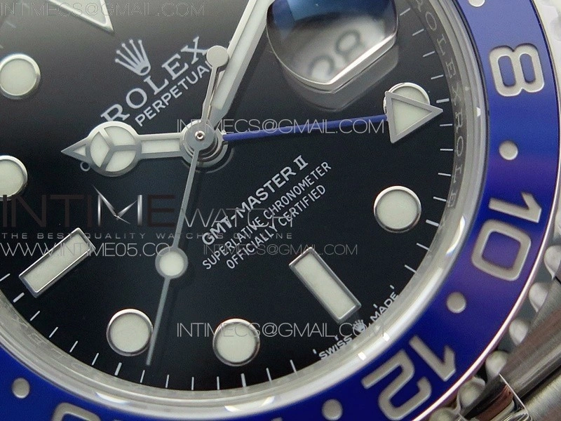 GMT-Master II 126710 BLNR Black Blue Ceramic 904L Steel VRF 1:1 Best Edition SA3285 CHS V3（Clean Factory Bezel
