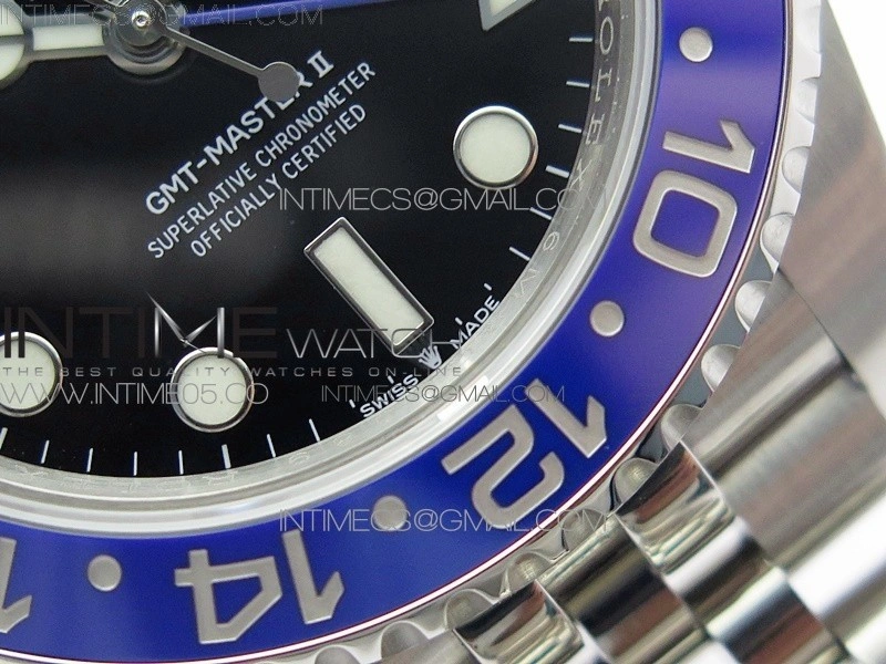 GMT-Master II 126710 BLNR Black Blue Ceramic 904L Steel VRF 1:1 Best Edition SA3285 CHS V3（Clean Factory Bezel