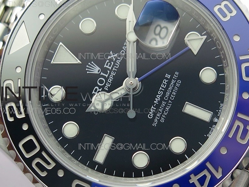 GMT-Master II 126710 BLNR Black Blue Ceramic 904L Steel VRF 1:1 Best Edition SA3285 CHS V3（Clean Factory Bezel