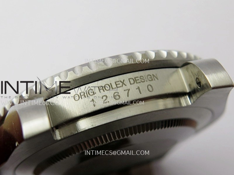 GMT-Master II 126710 GRNR Black Gray V2 904L SS QF 1:1 Best Edition Black Dial On Jubilee Bracelet SH3285 CHS