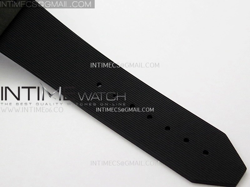Classic Fusion 42mm Ceramic JJZF 1:1 Best Edition Black Dial On Black Rubber Strap