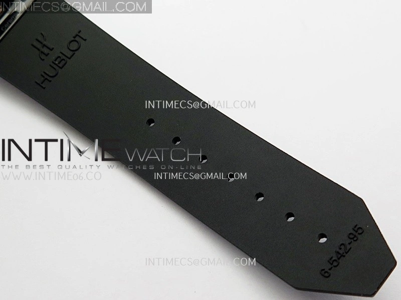Classic Fusion 42mm Ceramic JJZF 1:1 Best Edition Black Dial On Black Rubber Strap