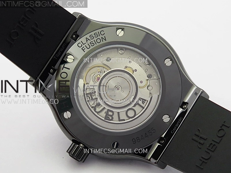 Classic Fusion 42mm Ceramic JJZF 1:1 Best Edition Green Dial On Black Rubber Strap