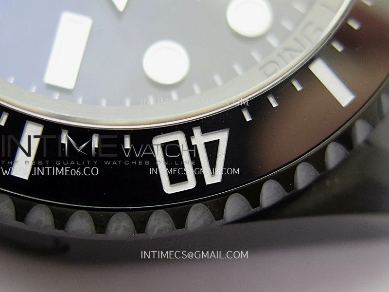 Sea-Dweller 126660 Blaken Style02 BP Best Edition Blue Ombre Dial On DLC Bracelet SH3135