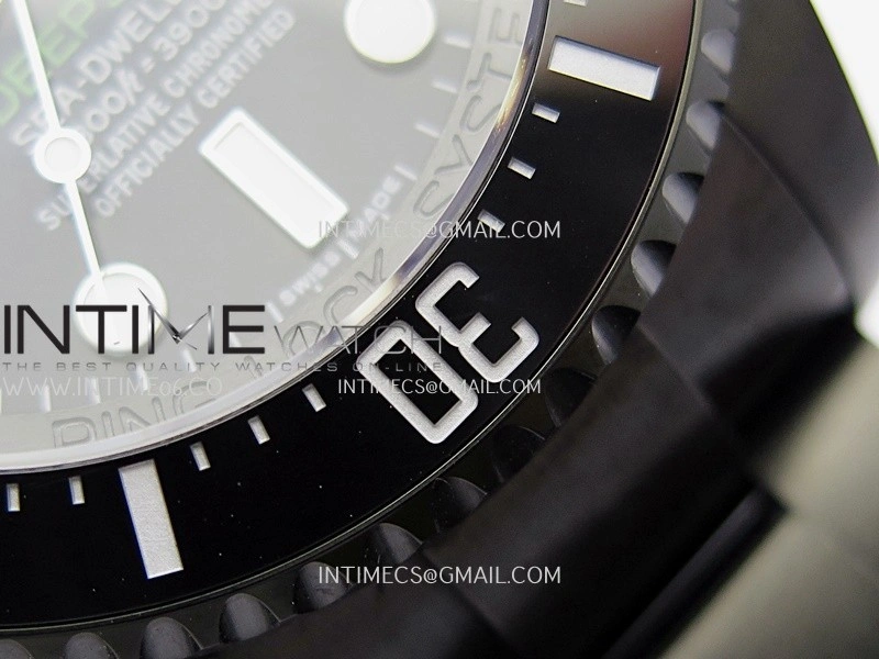 Sea-Dweller 126660 Blaken Style02 BP Best Edition Blue Ombre Dial On DLC Bracelet SH3135