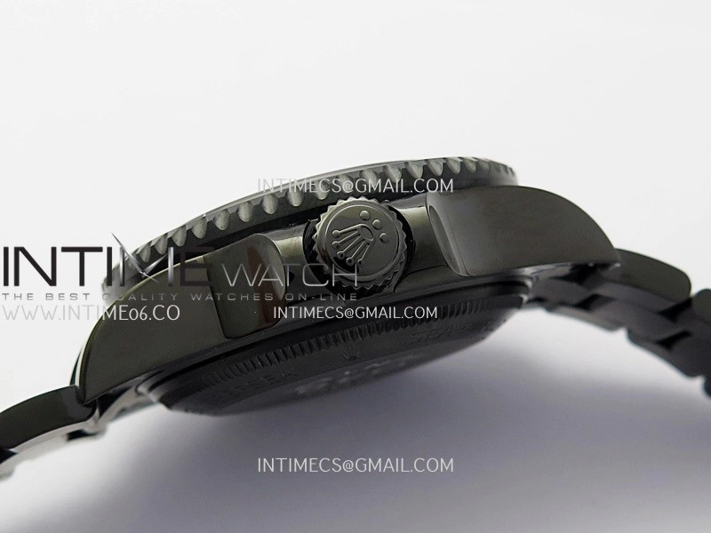 Sea-Dweller 126660 Blaken Style02 BP Best Edition Blue Ombre Dial On DLC Bracelet SH3135