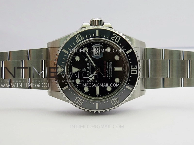 Sea-Dweller 43mm 126600 904L SS VF 1:1 Best Edition Black Dial On 904L SS Bracelet DD3235