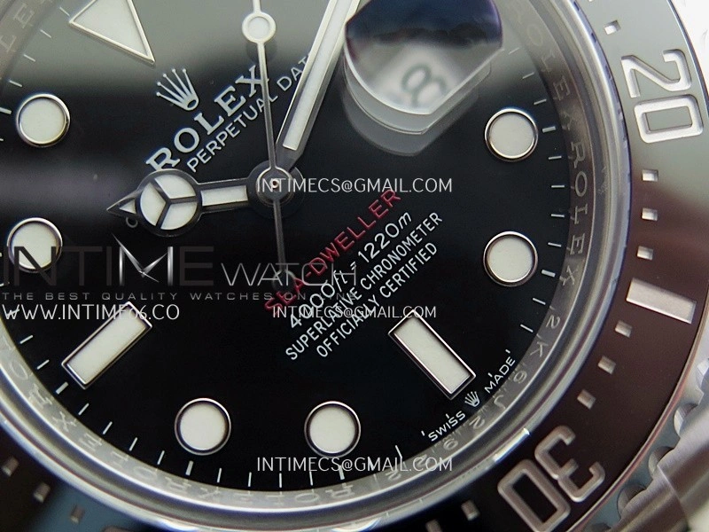 Sea-Dweller 43mm 126600 904L SS VF 1:1 Best Edition Black Dial On 904L SS Bracelet DD3235