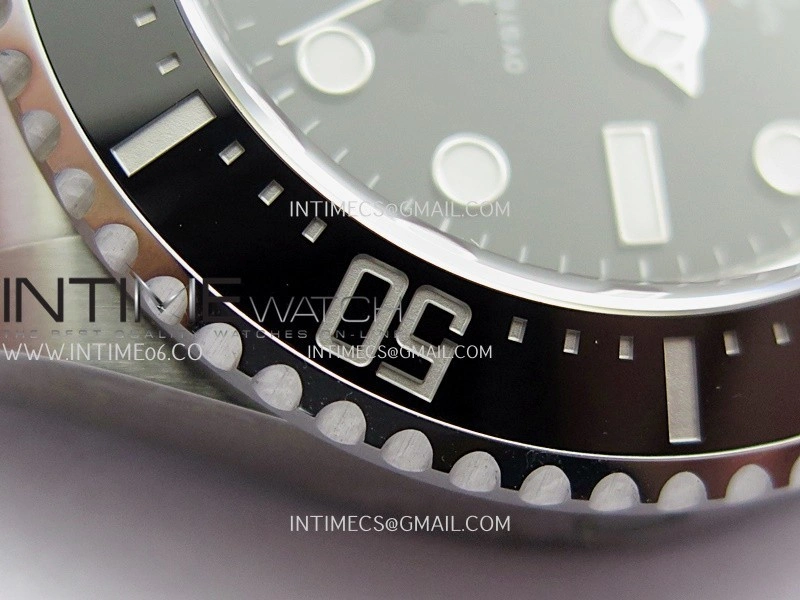 Sea-Dweller 43mm 126600 904L SS VF 1:1 Best Edition Black Dial On 904L SS Bracelet DD3235