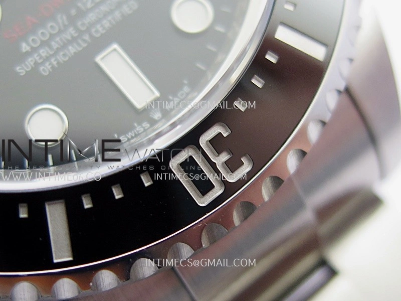 Sea-Dweller 43mm 126600 904L SS VF 1:1 Best Edition Black Dial On 904L SS Bracelet DD3235