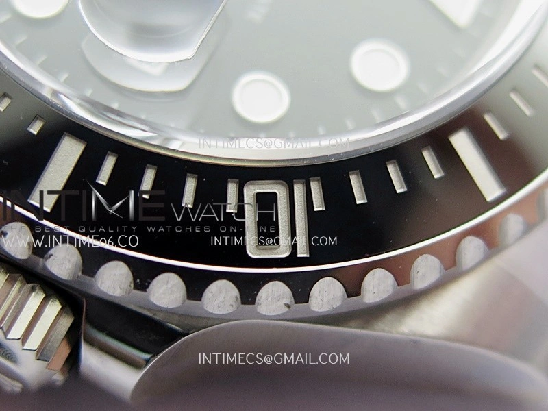 Sea-Dweller 43mm 126600 904L SS VF 1:1 Best Edition Black Dial On 904L SS Bracelet DD3235