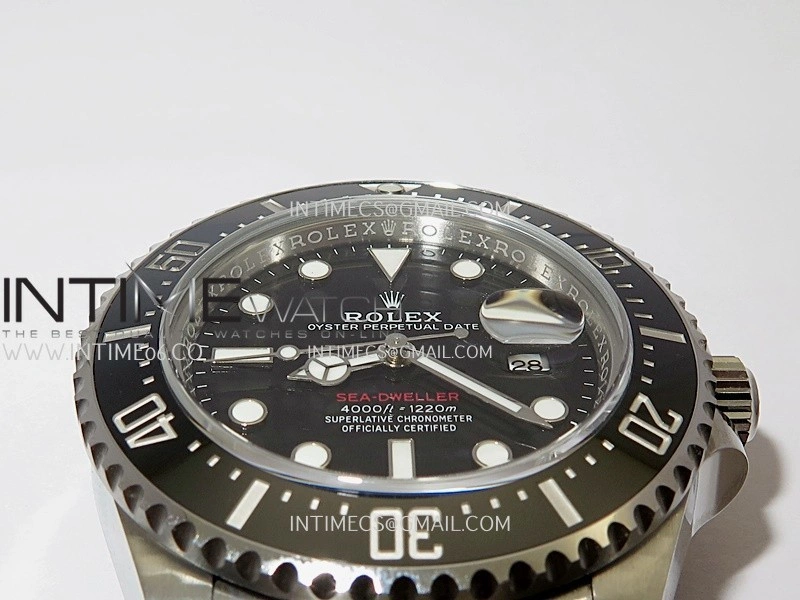 Sea-Dweller 43mm 126600 904L SS VF 1:1 Best Edition Black Dial On 904L SS Bracelet DD3235