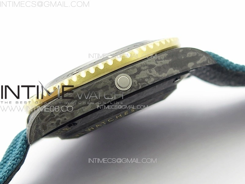 Sea Dweller 43mm Carbon YG 'IRBIS' DIWF Best Edition Carbon Dial on Black Nylon Strap A2824
