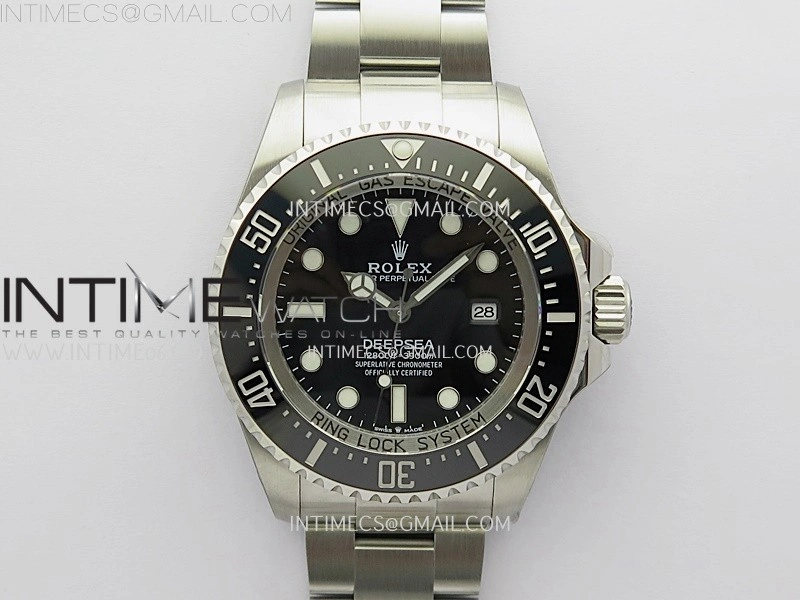 Sea-Dweller DEEPSEA 126660 904L SS 3EF Best Edition Black Dial On Oyster Bracelet VR3235