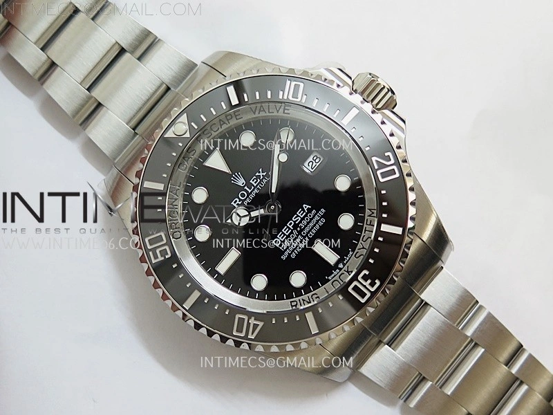 Sea-Dweller DEEPSEA 126660 904L SS 3EF Best Edition Black Dial On Oyster Bracelet VR3235